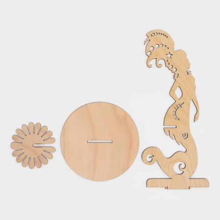 Wooden napkin "Siren", 25 × 13 × 13 cm-5