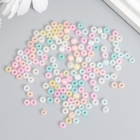 Glass beads 6/0 "multi -colored assorted" 10 g