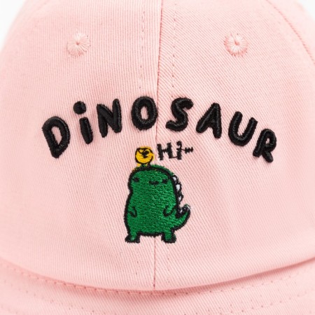Панама для девочки MINAKU "Dinosaur", цв. розовый, р-р 50-1