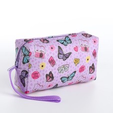 Lightning cosmetic bag, lilac color