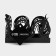 Magistro napkin "Snake", 14 × 4 × 8.5 cm, black color