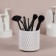 Storage organizer, rotating, 5 sections, d - 11.5 cm, white color