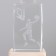 Night Basketball player LED 1W USB 6x6x14.5cm