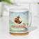 Sublimation mug "February 23. Let it always peck", with application