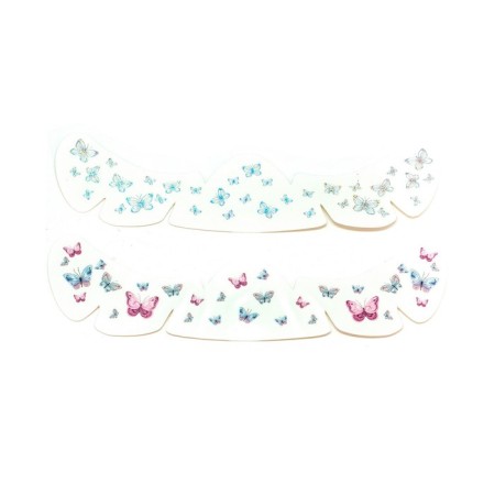 Translated facial tattoos "Tattoo-spring" butterflies-1