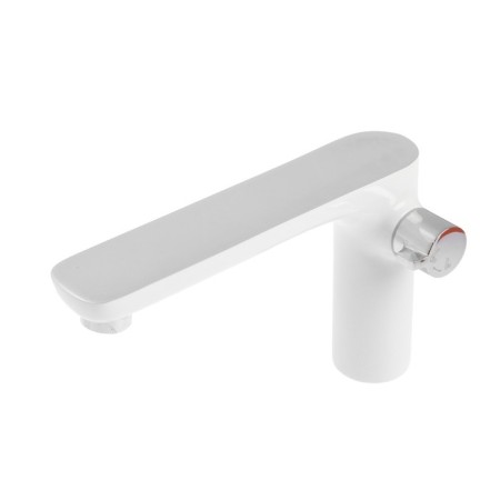 ACCOONA A6519G bath mixer, three holes, cut, single -legged, brass, white-1