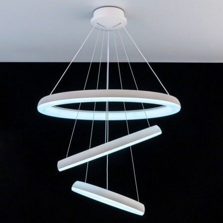 Suspended Citilux “Jupiter Smart” CL730A150S 75x75x40 cm, 3x56.7W, LED, white color-3