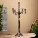 Siden aluminum candlestick for 5 candles 21x41x80 cm