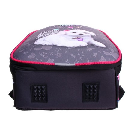 School backpack 38 x 30 x 16 cm, ergonomic back, Stavia "White Dog"-6