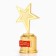 Cup Award Figure: Star "Perfection" Gold, Plastic, 16 x 6 cm.