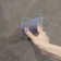 Double hook self -adhesive for rods, transparent base, 14x6 cm, 2 pcs