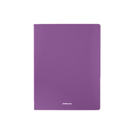 Folder with A4, 500 microns of a spring -finger, a root of 17 mm, Erichkrause Diagonal Vivid, up to 150 sheets, mix-3