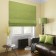 Roman curtain "Tina", size 100x175 cm, green color