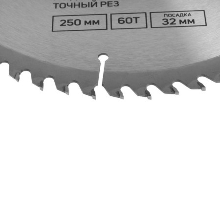 Disk of tundra wood, accurate cut, 250 x 32 mm (rings at 22.20.16), 60 teeth-3