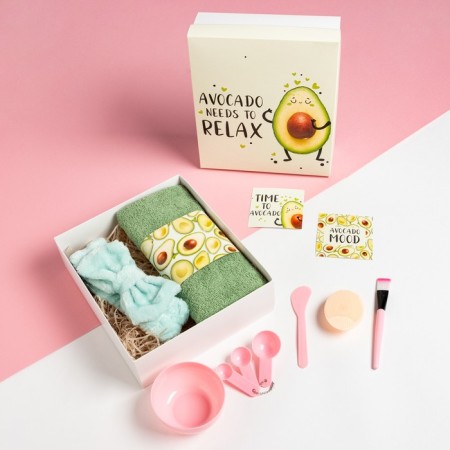 Avocado gift Ethel Set, towel and accessories