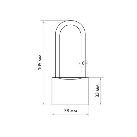 Stayer Standard castle hinged, metal case, elongated hardened handle, 38 mm-1