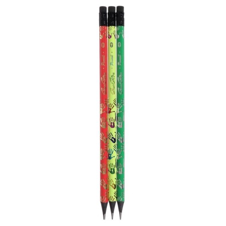Pencil Blackographic hardness of the NV "Hands" with an eraser, sharpened, round, mix