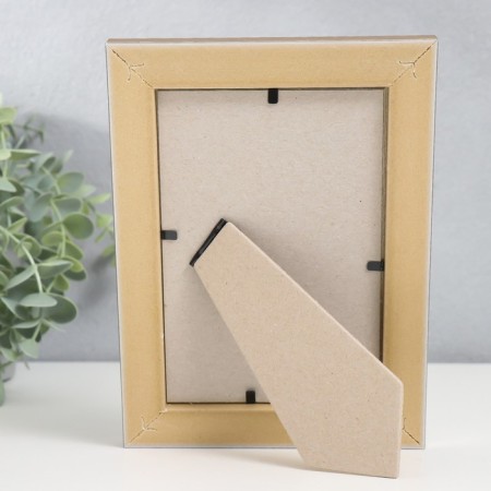 Photo frame plastic 10x15 cm "pastel" gold-3