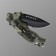 A folding stinger knife with a clip, slopes, 9.5 cm, blade - 3cr13, handle - steel
