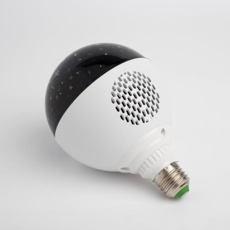 Light device "Festive lamp" 11 cm, E27, speaker, remote control, glow RGB-5