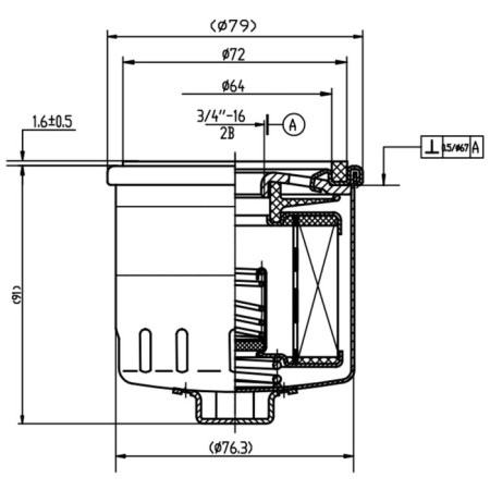 Oil filter Totachi TC-1246-1