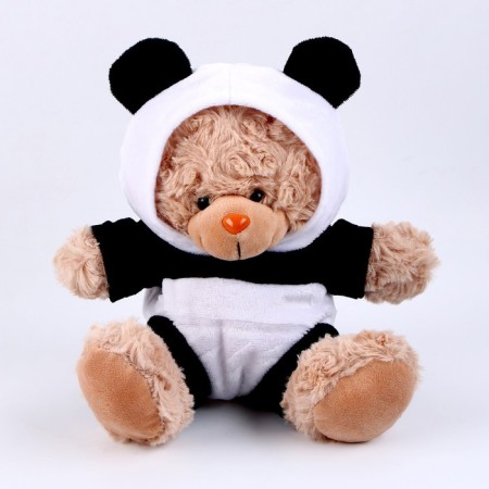 Soft toy "Bear in Panda's costume", 20 cm-3