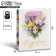 Gift Package Laminated, Packaging, “From March 8”, flowers, S 12 x 15 x 5.5 cm