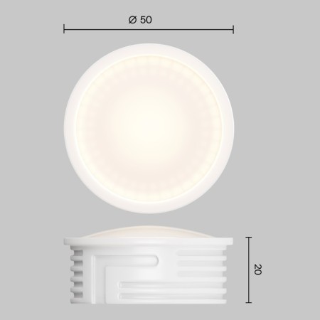 LED Module VOLTEGA 7194, 50x50x20 mm, LED, 7W, 700LM, 4000K, white color-4