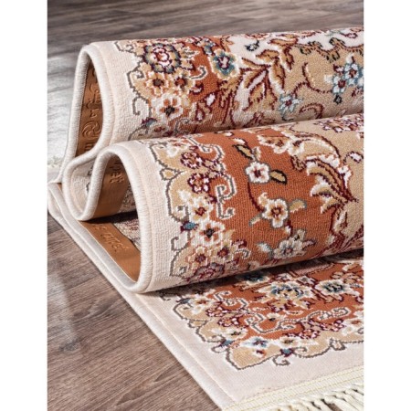 Rectangular carpet Merinos shahreza, size 80x140 cm, color Cream-Terra Mr-2