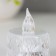 Night "Candle" LED from batteries transparent 3xlr41 3.5x3.5x5 cm