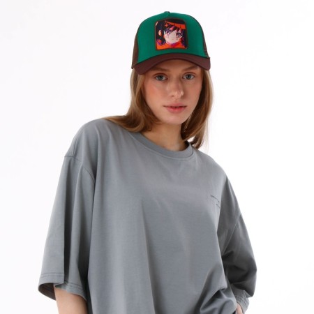 Women's cap with a grid "Anime", rr 56-8