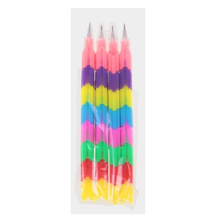 Sectional pencil with the eraser "Puzzles", mix (price for 1 pc.)-1