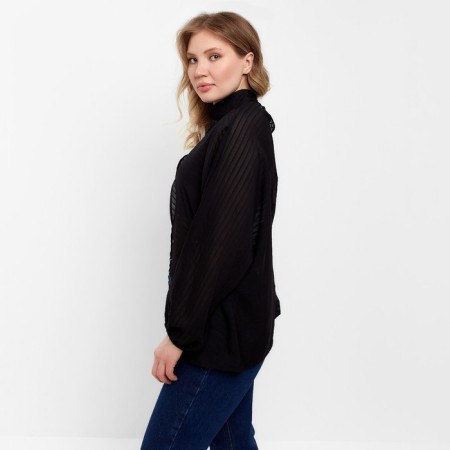 Women's shirt minku; minku: enjoy color black, rr 50-52-1