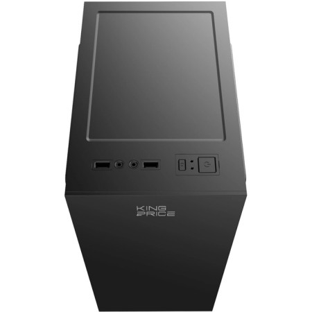 Corps KingPrice KPCC-Mn201 Black without PSU MATX 1x80mm 2x120mm 2xusb2.0 Audio-3