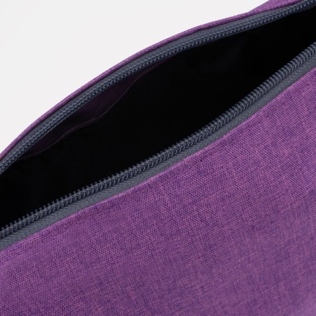 Lightning cosmetic bag, external pocket, lilac color-2