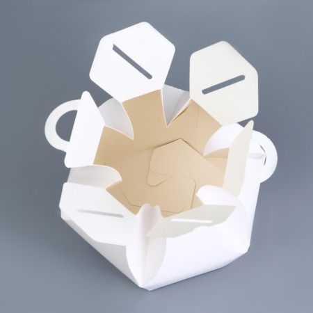 Folding box, 10 x 10 x 13 cm, white-2