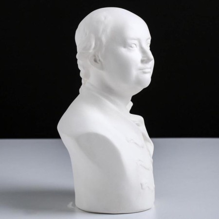 Gypsum figure famous people: Bust Lomonosov, 14.5 x 11 x 21.5 cm-2