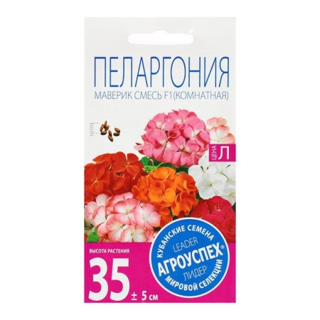 Seeds of indoor flowers Pelargonium "Smooth", 4 pcs.-1