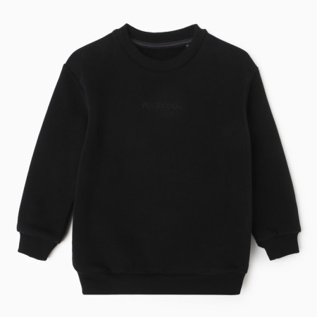 Sweatshirt for a boy, black color, height 104 cm