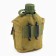 Army hiking Flabog "Adventure" 1 l for water, with a pot, plastic, green, case moss