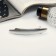 Club for hair "Liberty" texture classic, 9 cm, silver