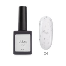 Matte fixer for gel polish with sparkles TNL SMUZI, No. 04, 10 ml