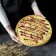 ADELICA pizza "Italiano", 6 pieces, d = 32 cm, thickness 1.8 cm, birch