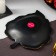 Fruit dish of Dolyana "Tropical Leaf", 26 × 20.5 cm, black color