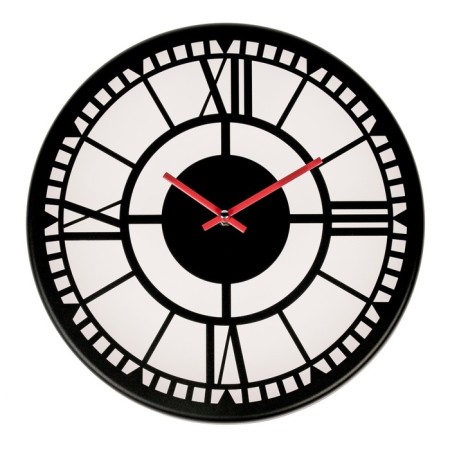 Wall clock: loft, silent, d-32 cm