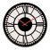 Wall clock: loft, silent, d-32 cm