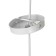 Lamp Bayerlux 2743/1wt E27 40W white 32x32x24-124 cm