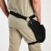 Lightning waist bag, 3 outer pockets, hook on the thigh, black color