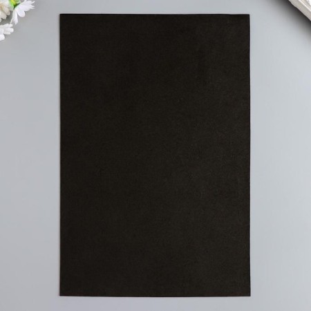 Foamiran 1 mm, 20x30 cm (set 10 sheets) BK040 black-1