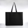 Beach bag without fastening, black color